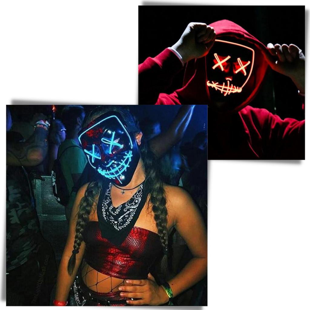 Neon LED mask