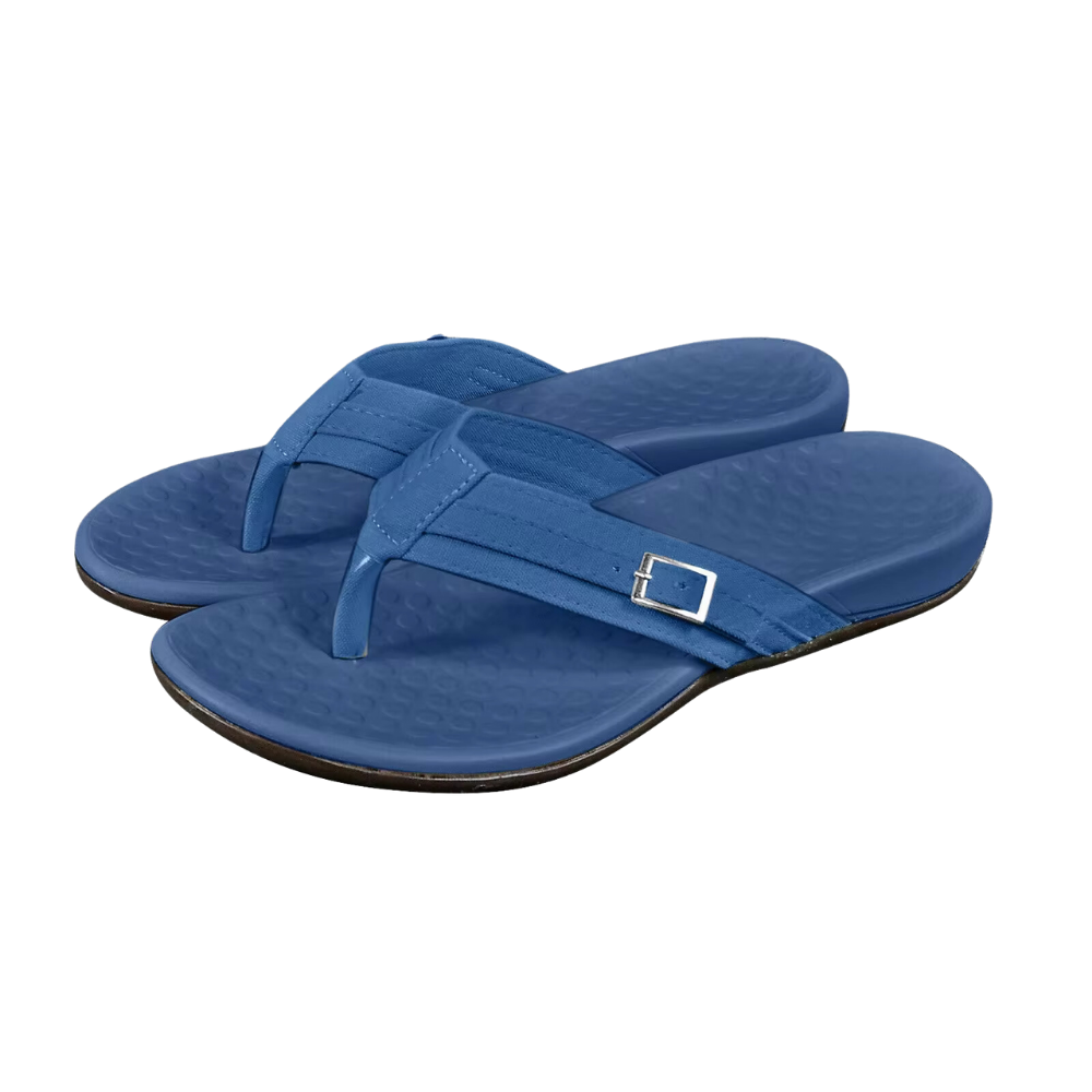 Adjustable Straps Orthopedic Sandals -Blue - Ozerty