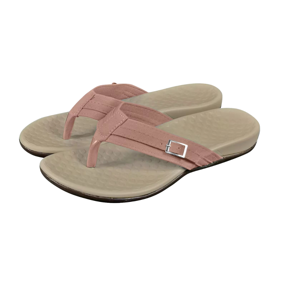 Adjustable Straps Orthopedic Sandals -PINK - Ozerty