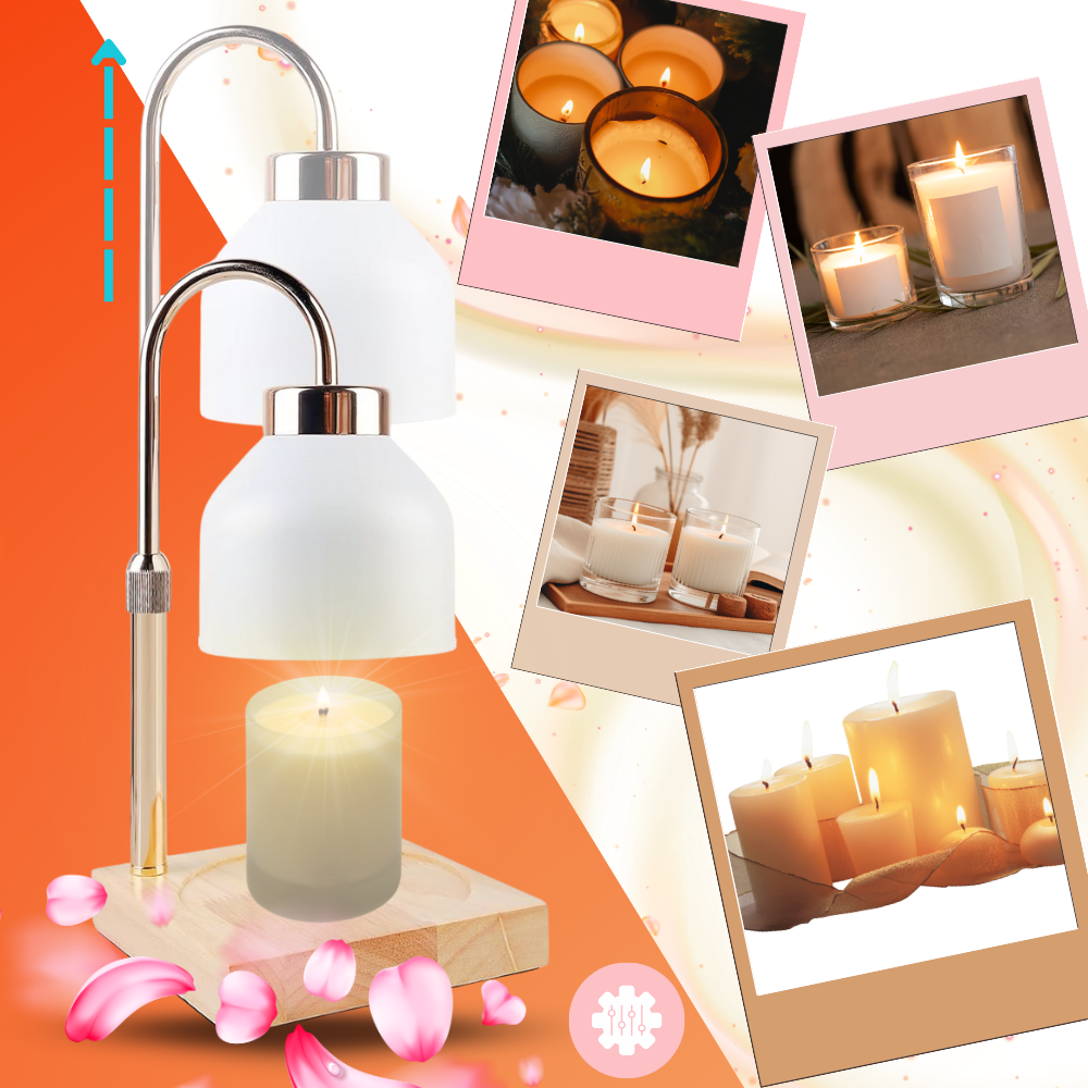Aesthetic Candle Warm Lamp - Ozerty