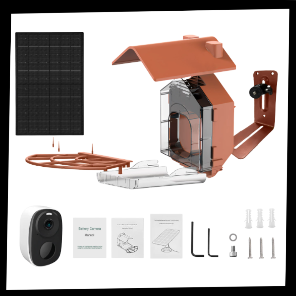 AI Solar Bird Feeder - Ozerty