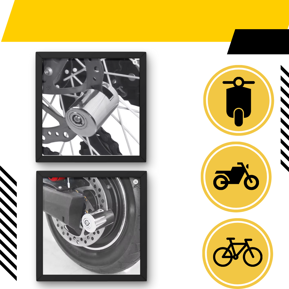 Aluminum Anti Theft Bike Lock - Ozerty