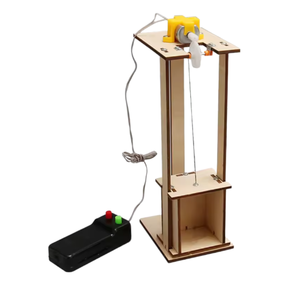 Assembly Wooden Science Toy -Elevator - Ozerty