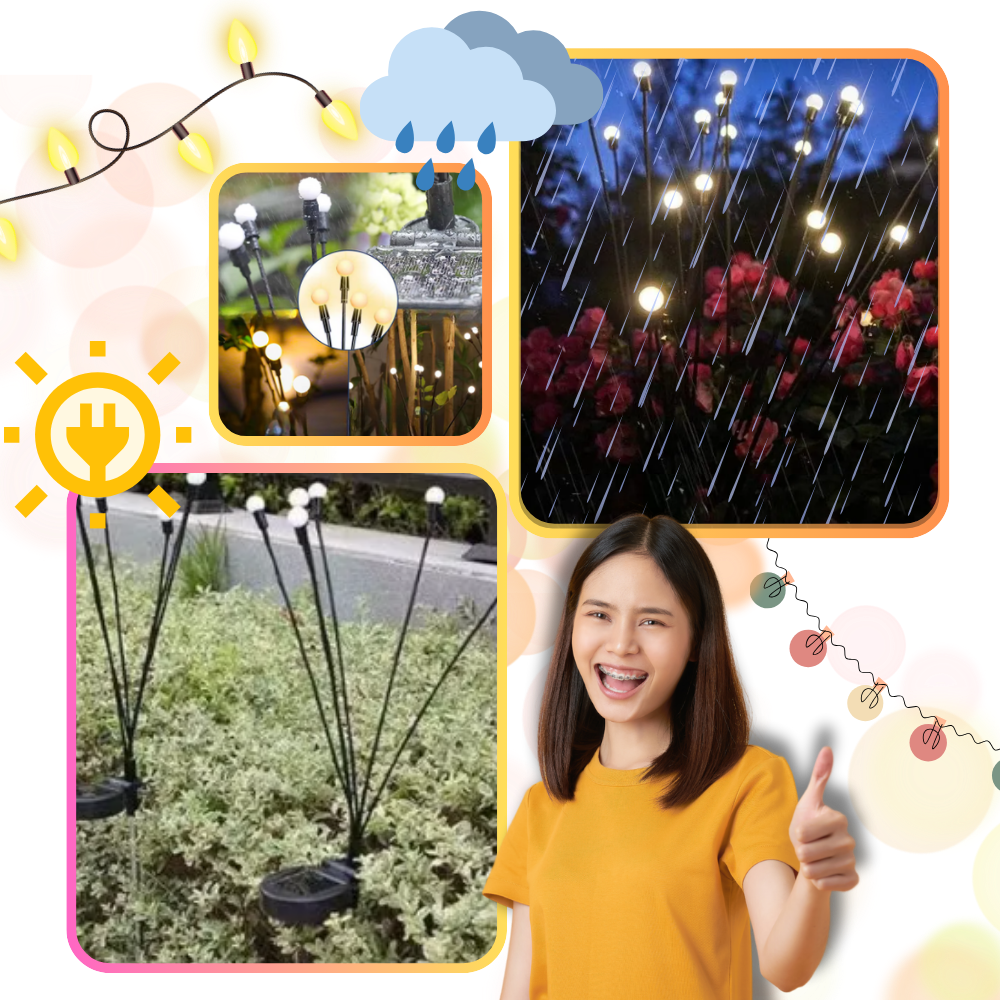 Automatic Waterproof Outdoor Led Solar Lights  - Ozerty, Electric Firework Garden Lights - Ozerty