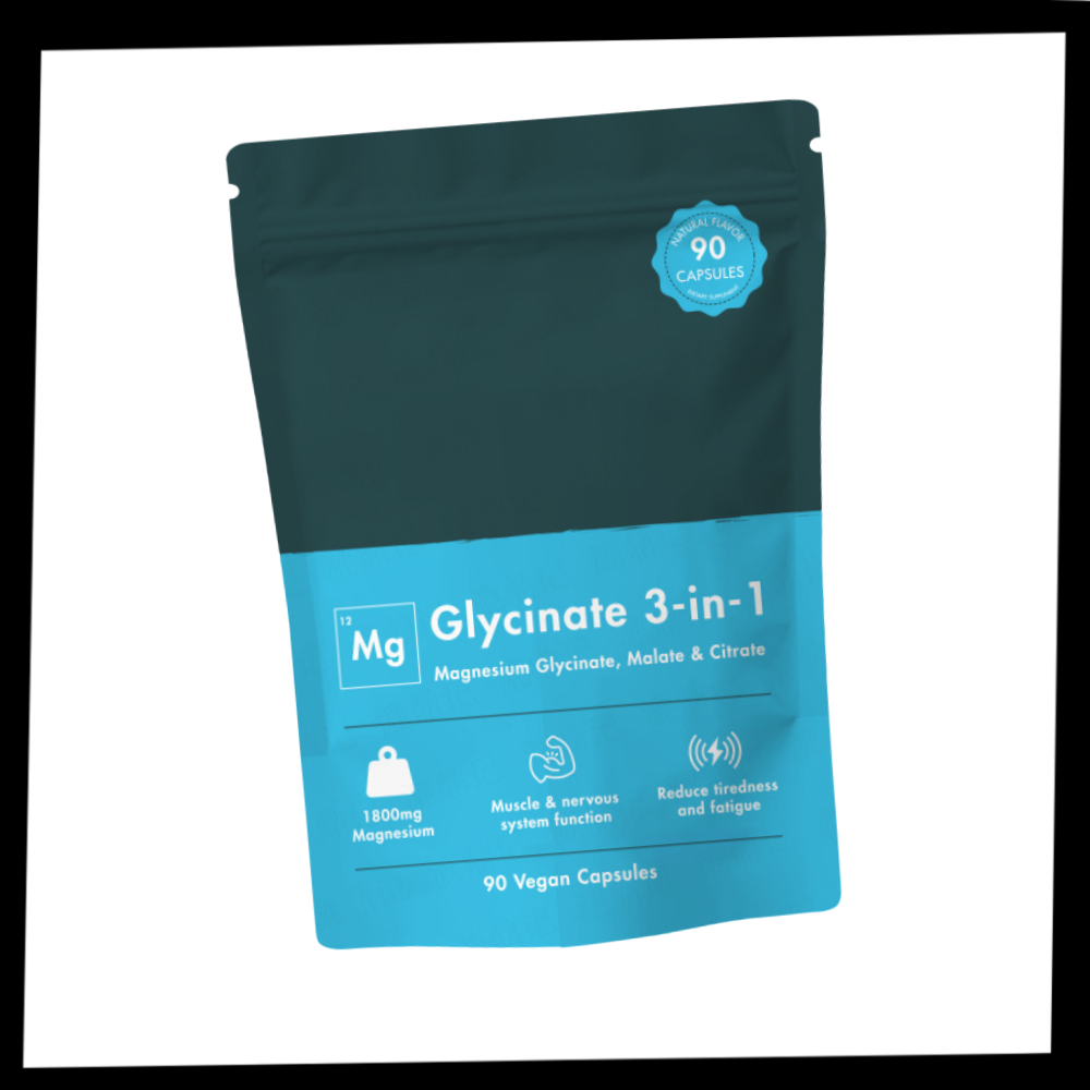 Balanced Vegan Magnesium Glycinate Supplement - Ozerty
