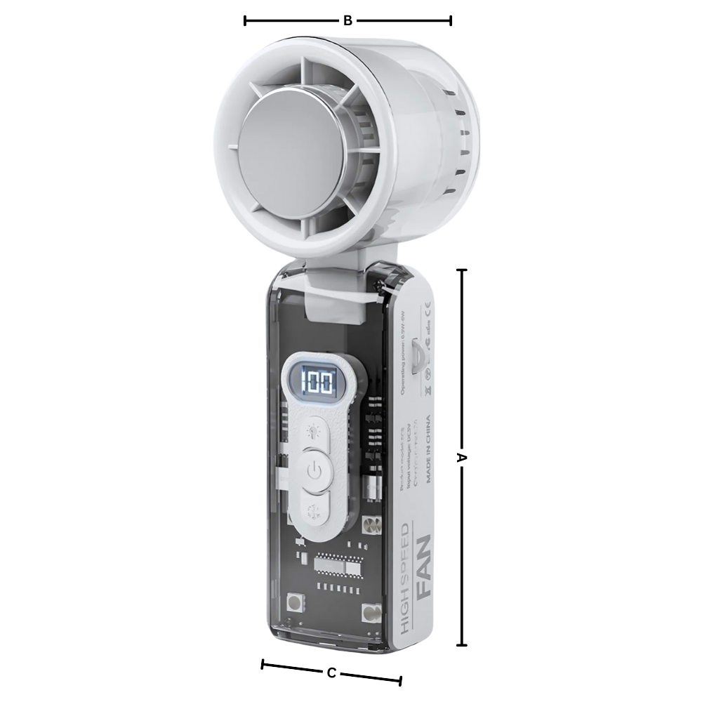 Breeze Mini Turbo Fan - Ozerty