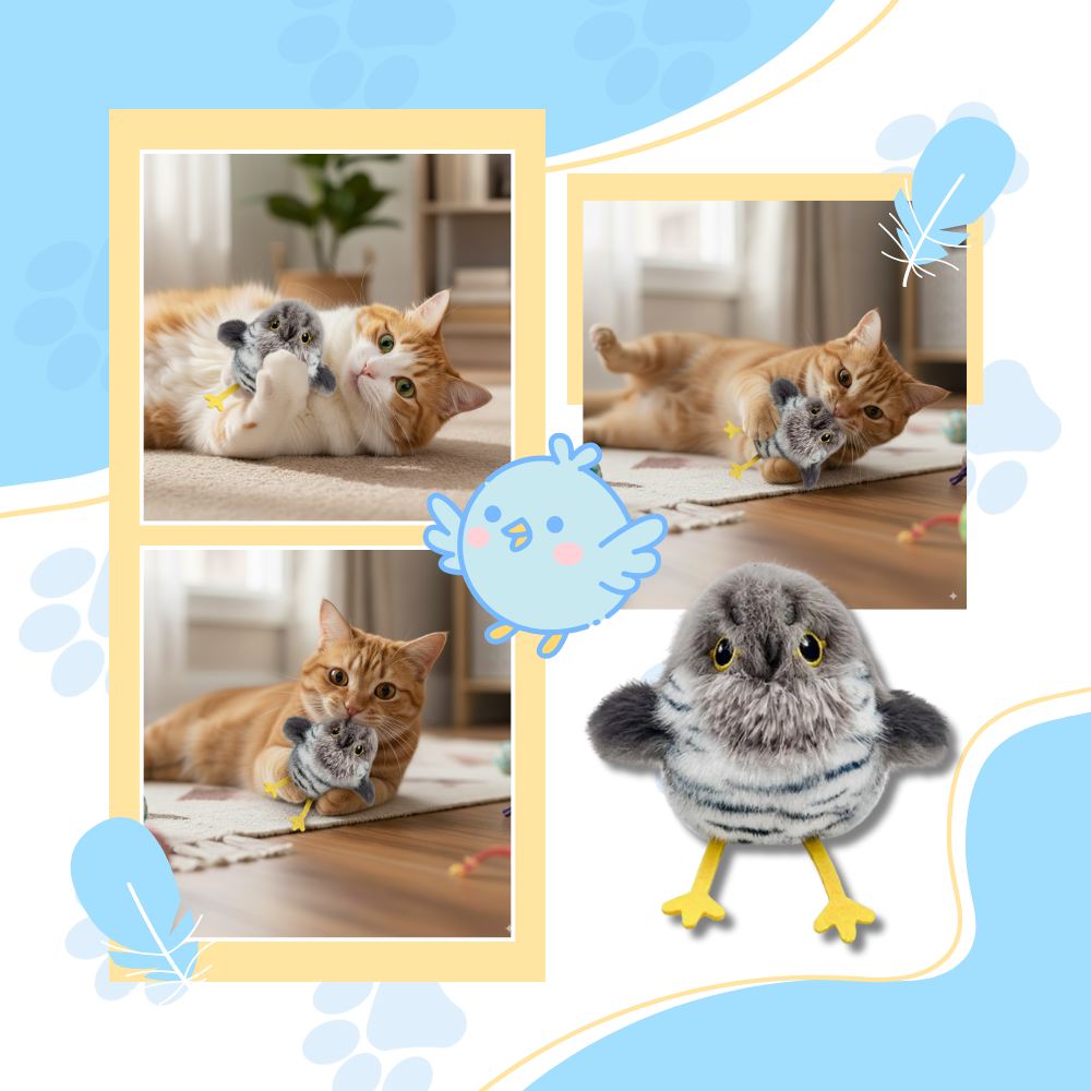 Cat Lifelike Interactive Bird Toy - Ozerty