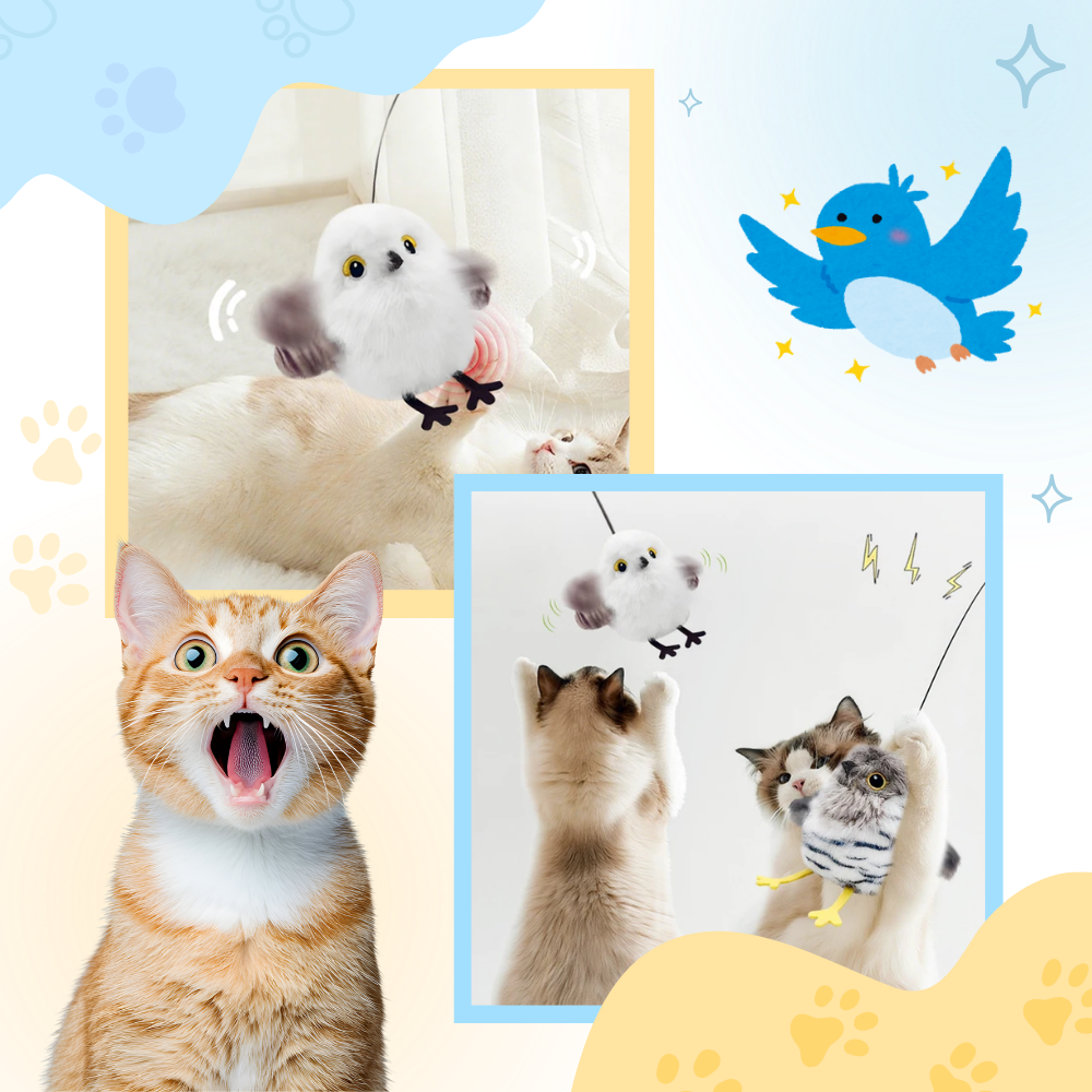 Cat Lifelike Interactive Bird Toy - Ozerty