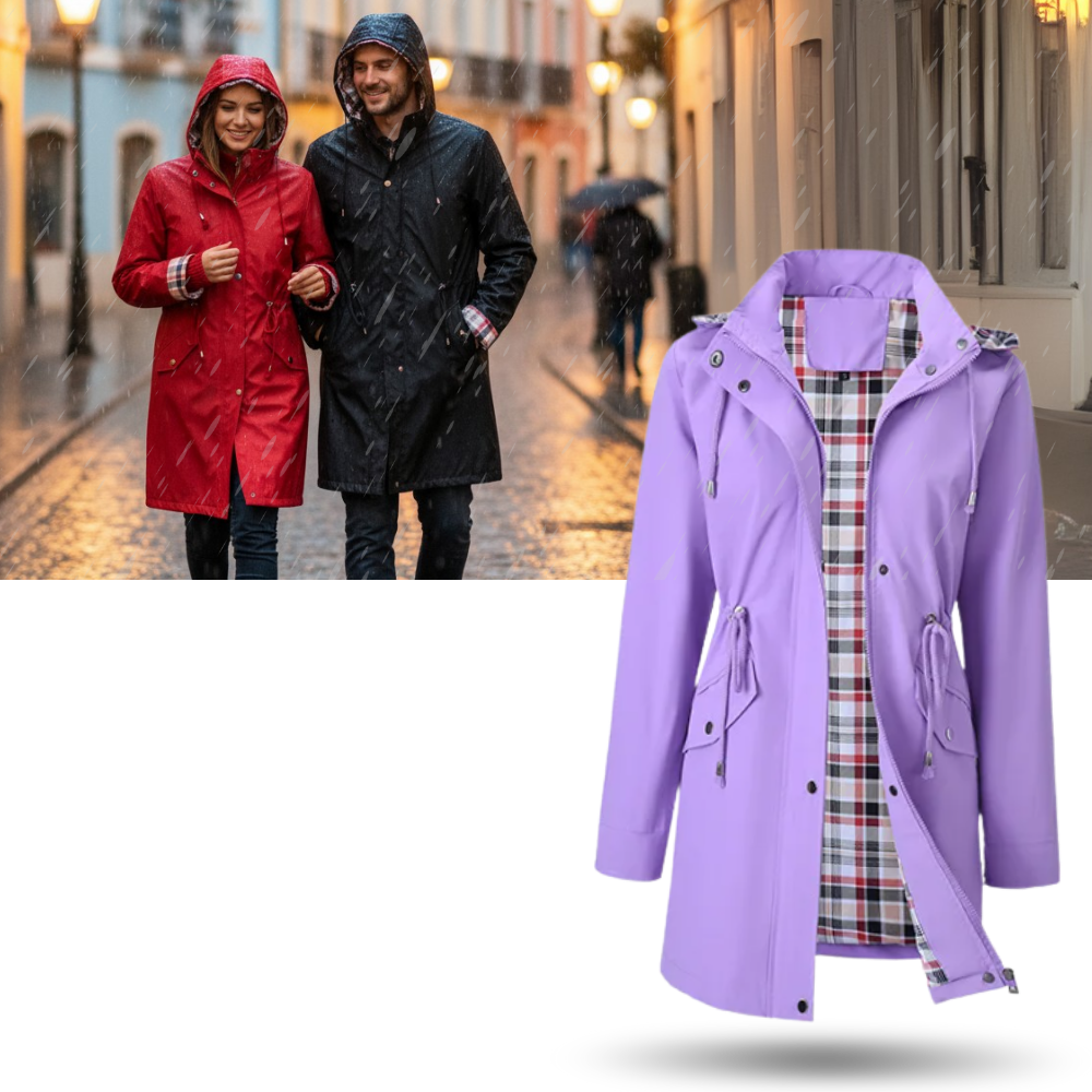 Chic Waterproof Trench Coat - Ozerty