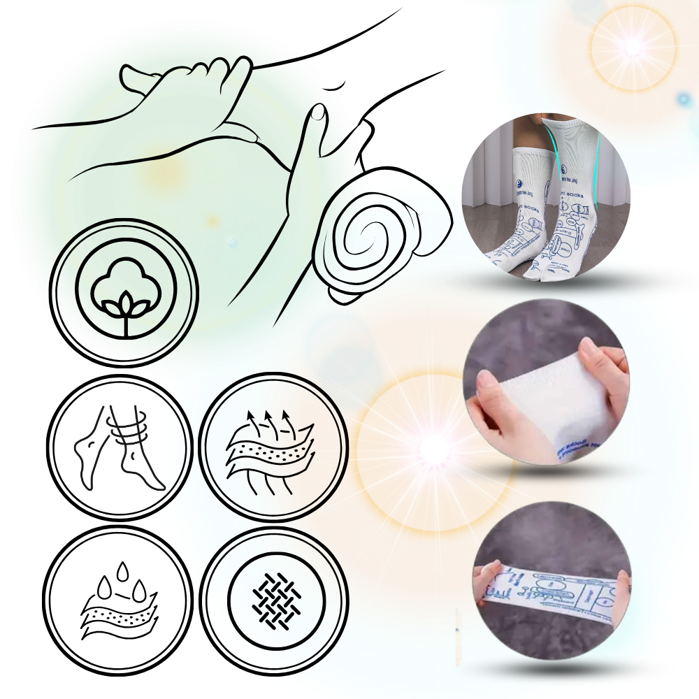 Circulation Boost Reflexology Socks - Ozerty