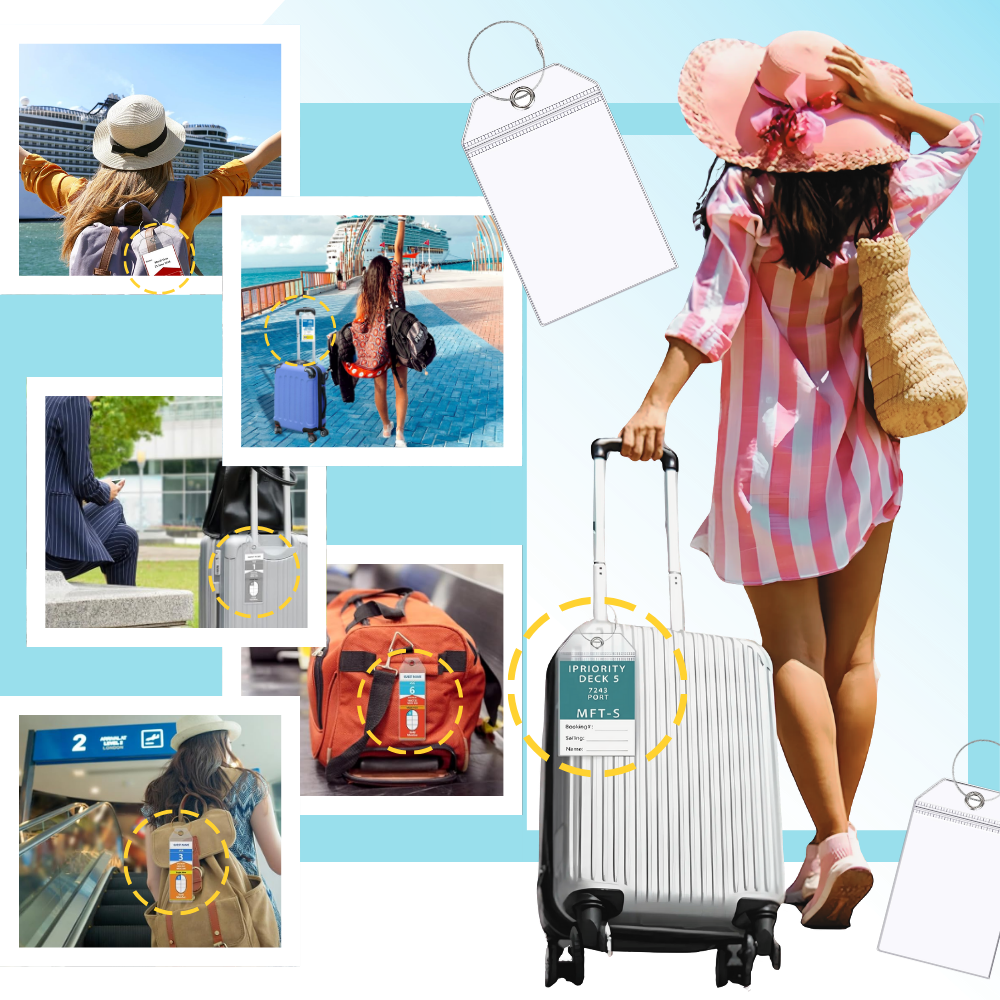 Custom Waterproof Luggage Tag - Ozerty