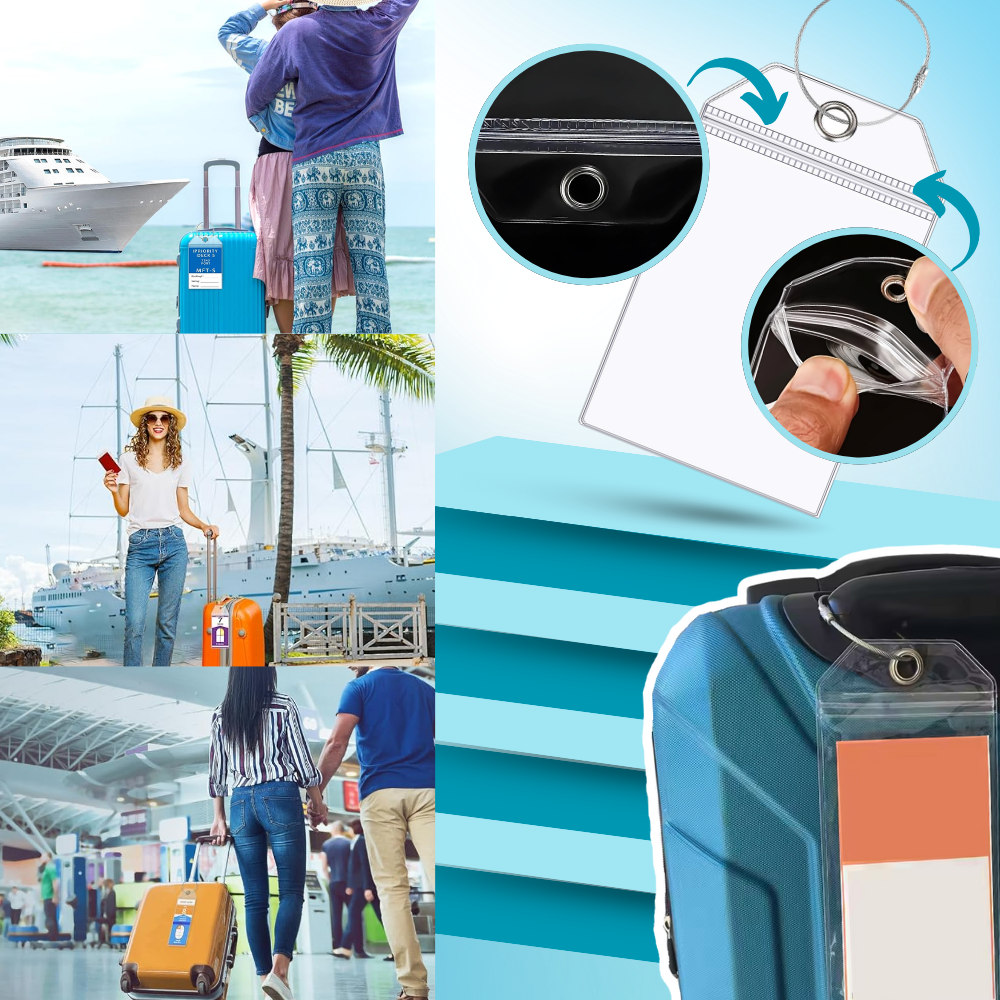 Custom Waterproof Luggage Tag - Ozerty