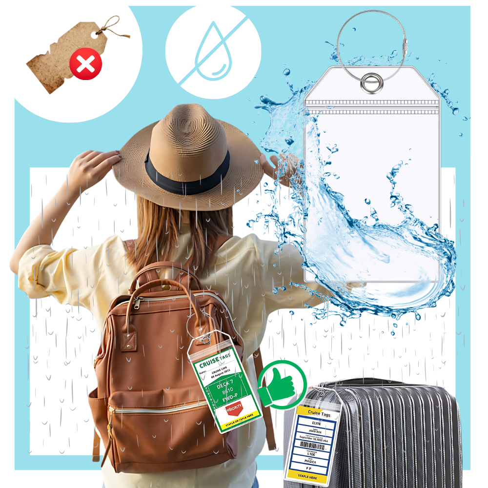Custom Waterproof Luggage Tag - Ozerty