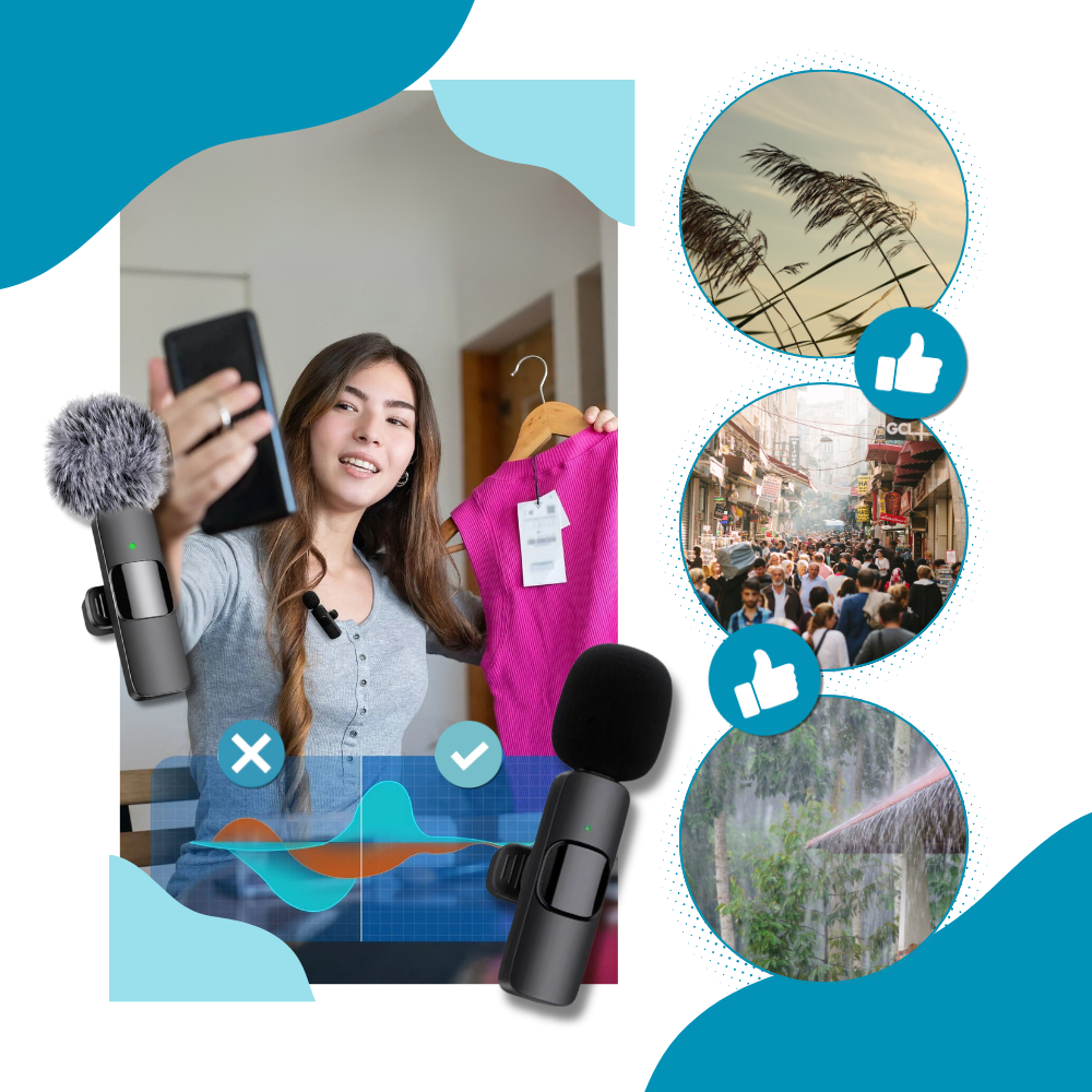 Dual Noise Cancellation Mic - Ozerty