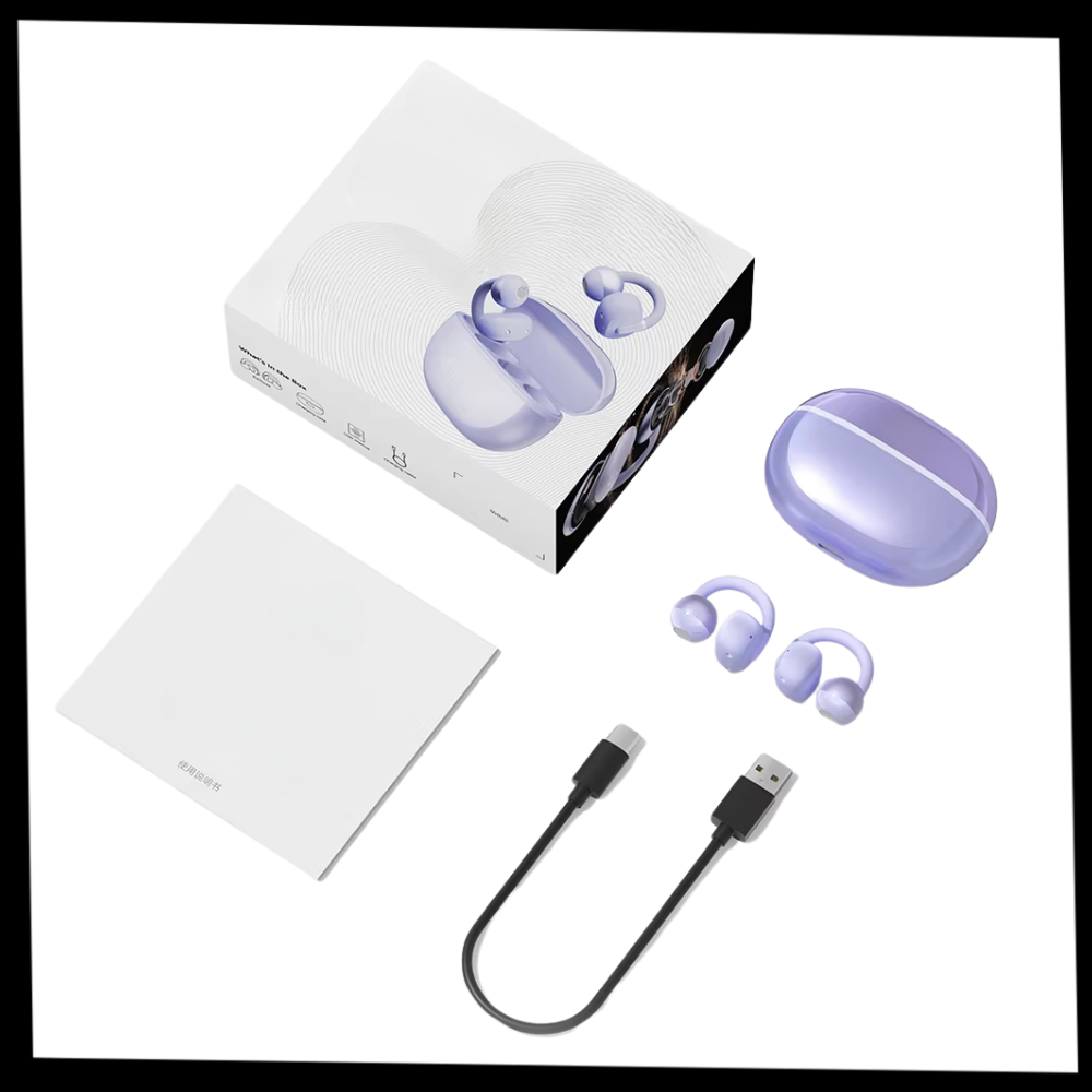 DualSync Clip Headphones - Ozerty