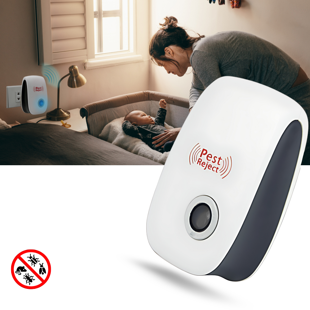 Energy Efficient Ultrasonic Pest Repeller - Ozerty