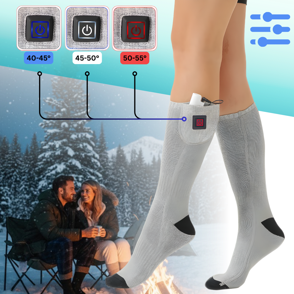 Ergonomic Electric Heating Socks - Ozerty