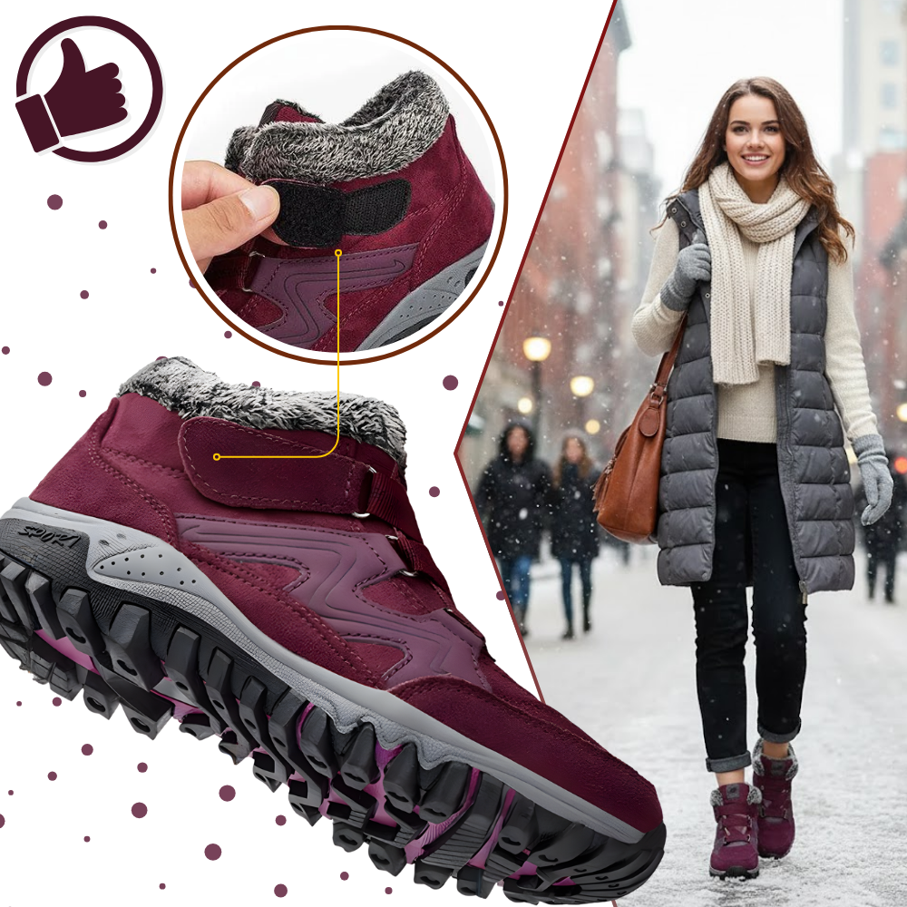 Fleece-Lined Warm Winter Shoes - Ozerty