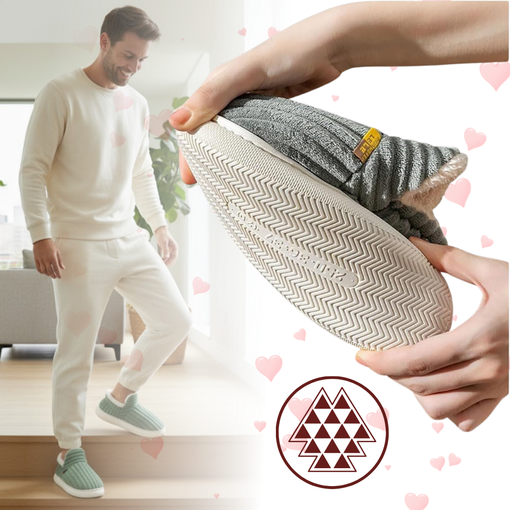 Fluffy Plush House Slip-On - Ozerty