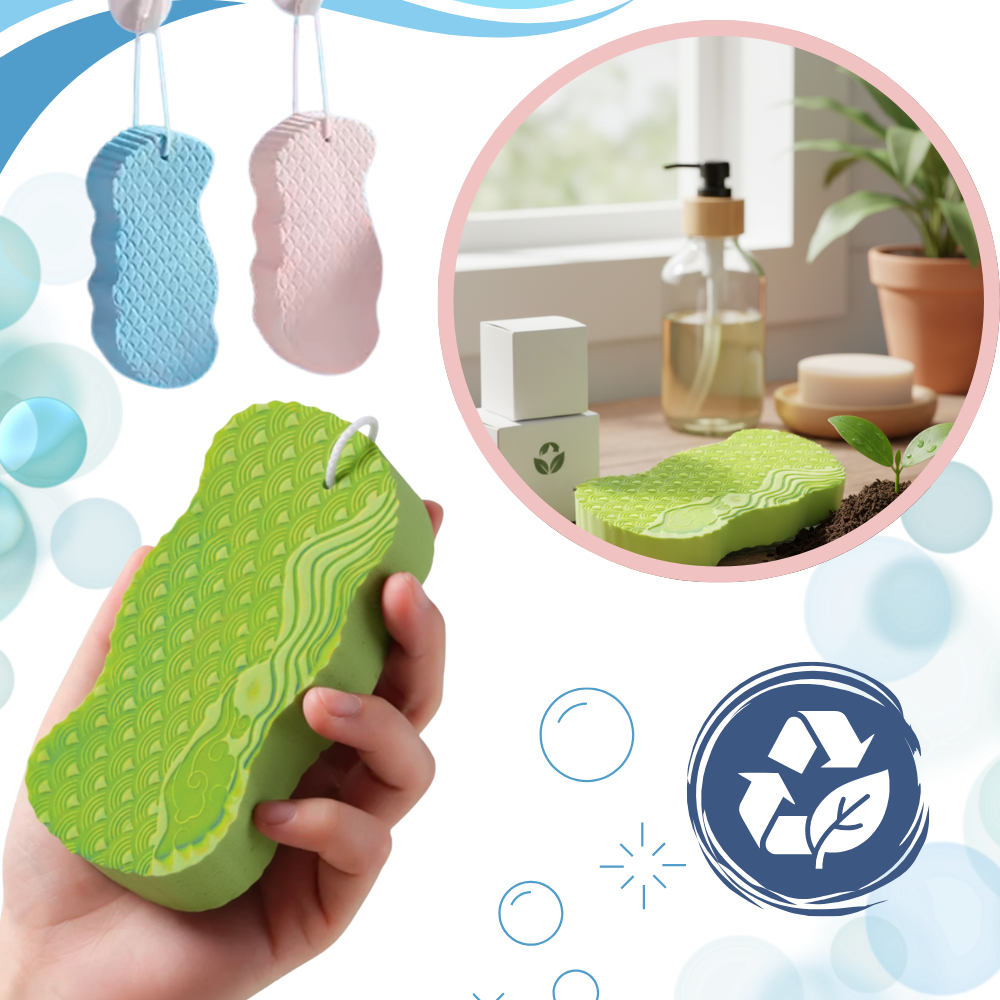 Gentle Exfoliating Bath Sponge - Ozerty
