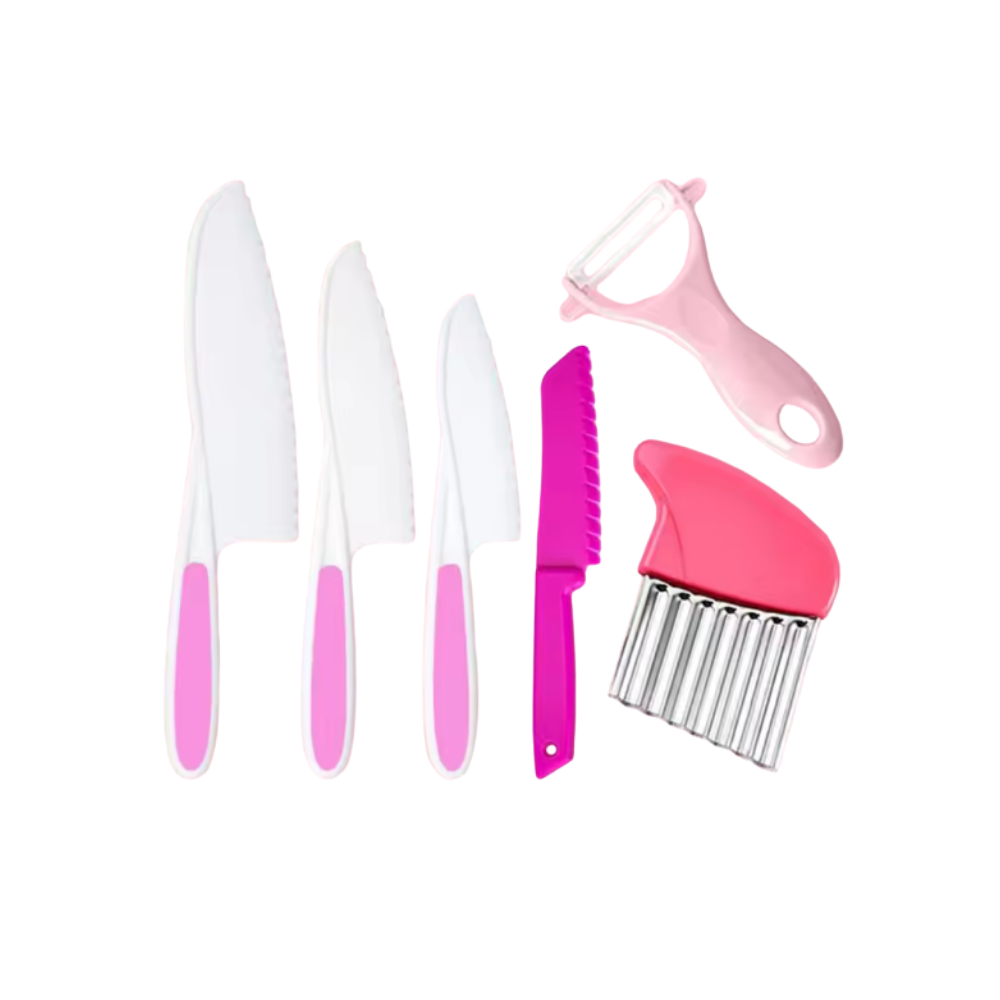 Kid Friendly Kitchen Set Toy -Pink - Ozerty