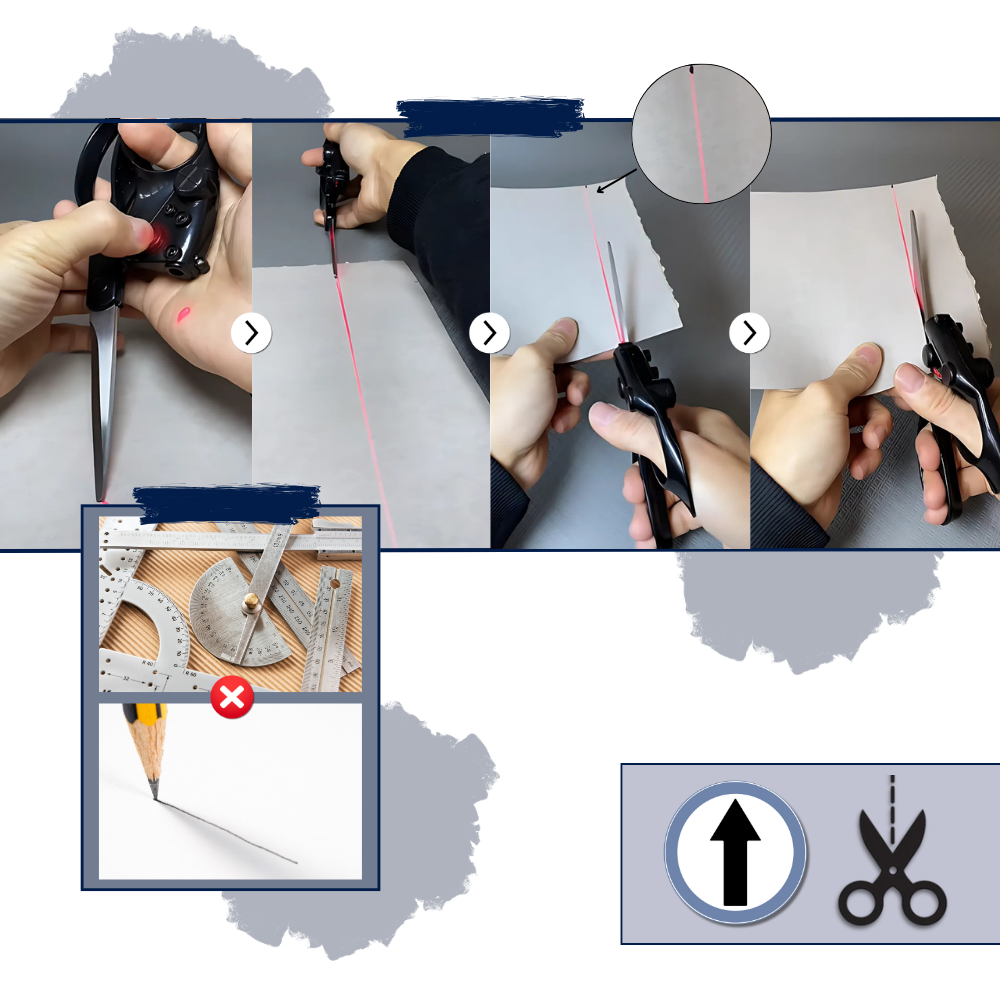Laser Line Craft Scissors - Ozerty