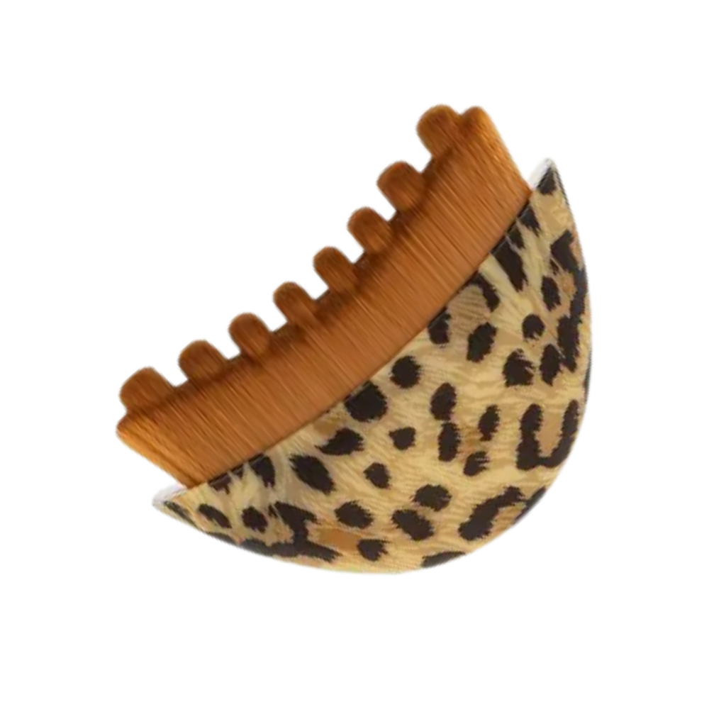 Lymphatic Drainage Facial Brush -Leopard - Ozerty