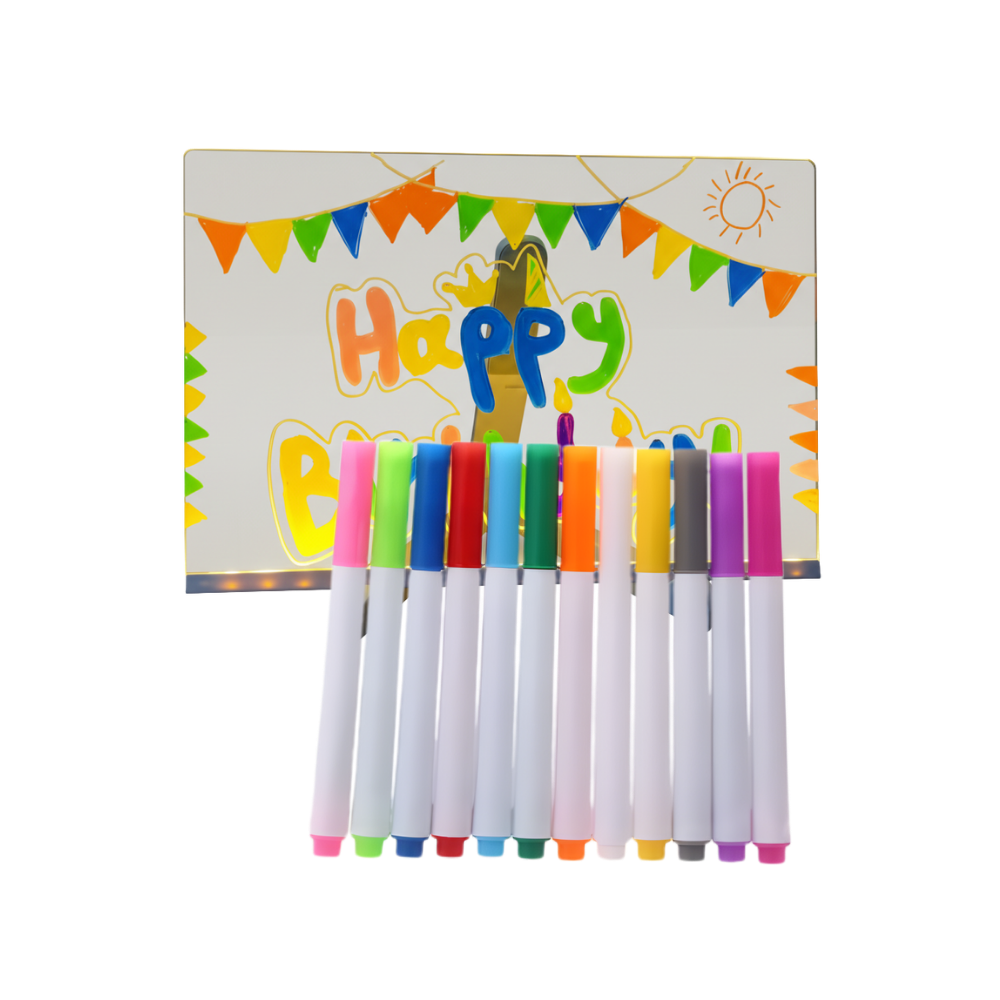 Mesmerizing LED Note Board -30 x 20 cm - Ozerty