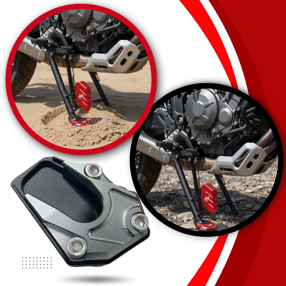 Motorcycle Alloy Kickstand Combo - Ozerty