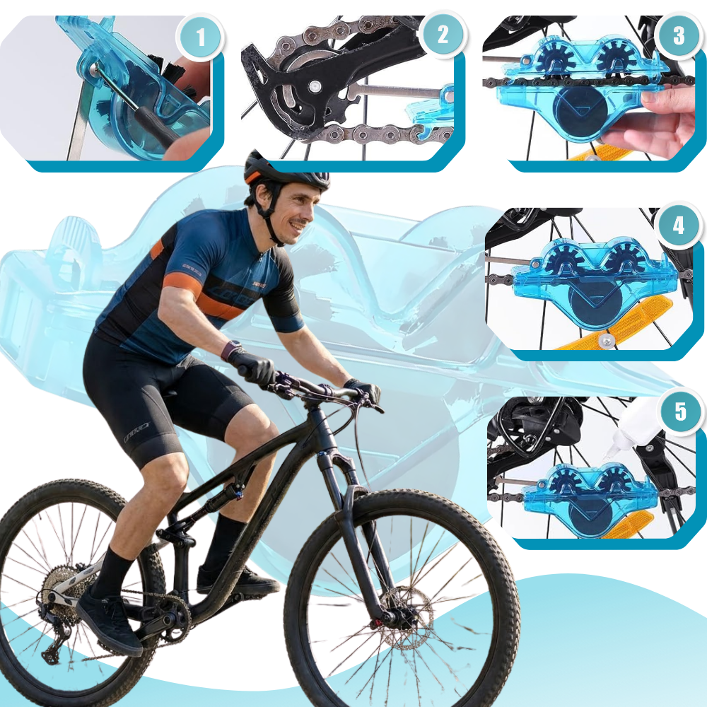 No-Mess 360° Bike Chain Cleaner - Ozerty