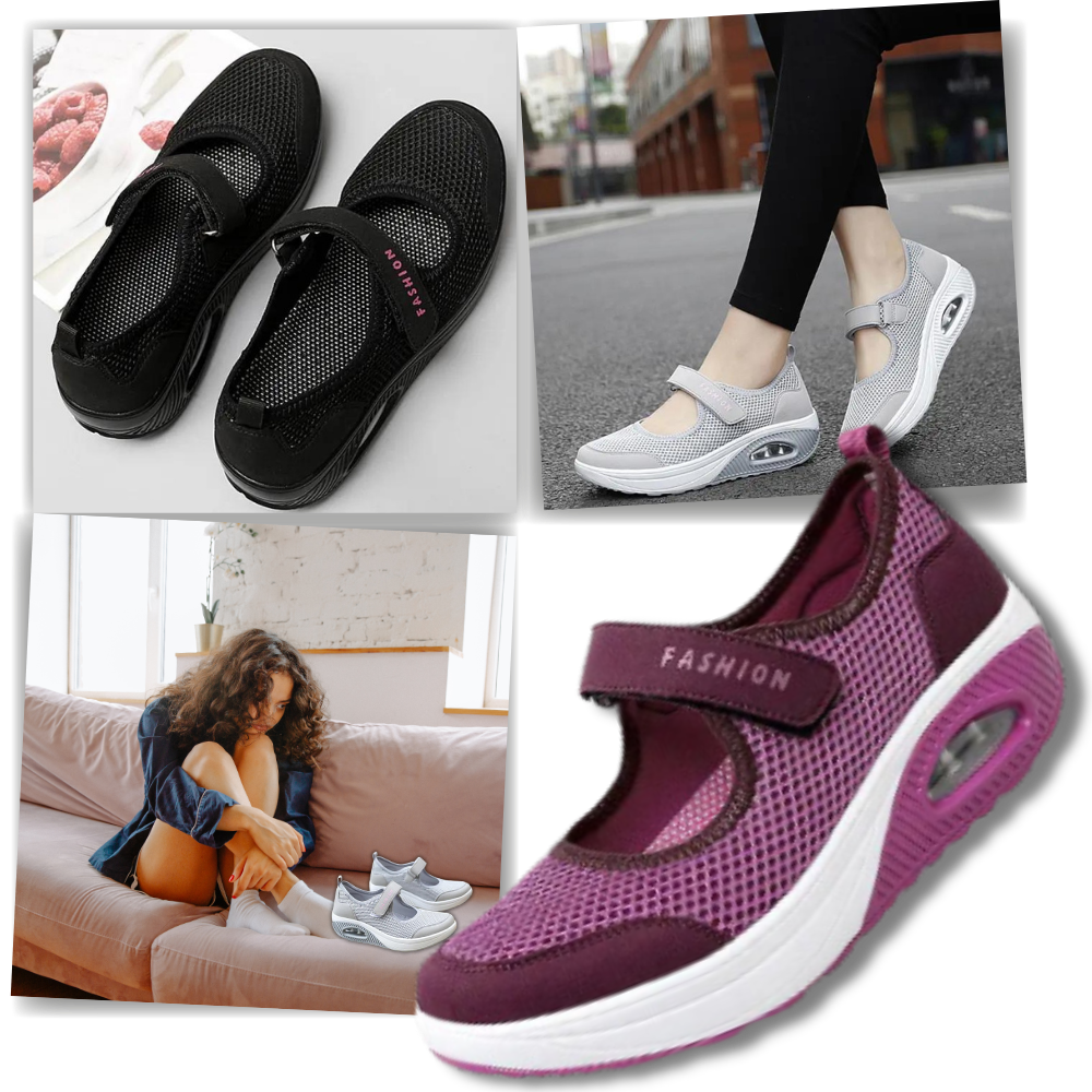 Breathable slip on shoes Orthopedic walking shoes for women Orthopedic sneakers