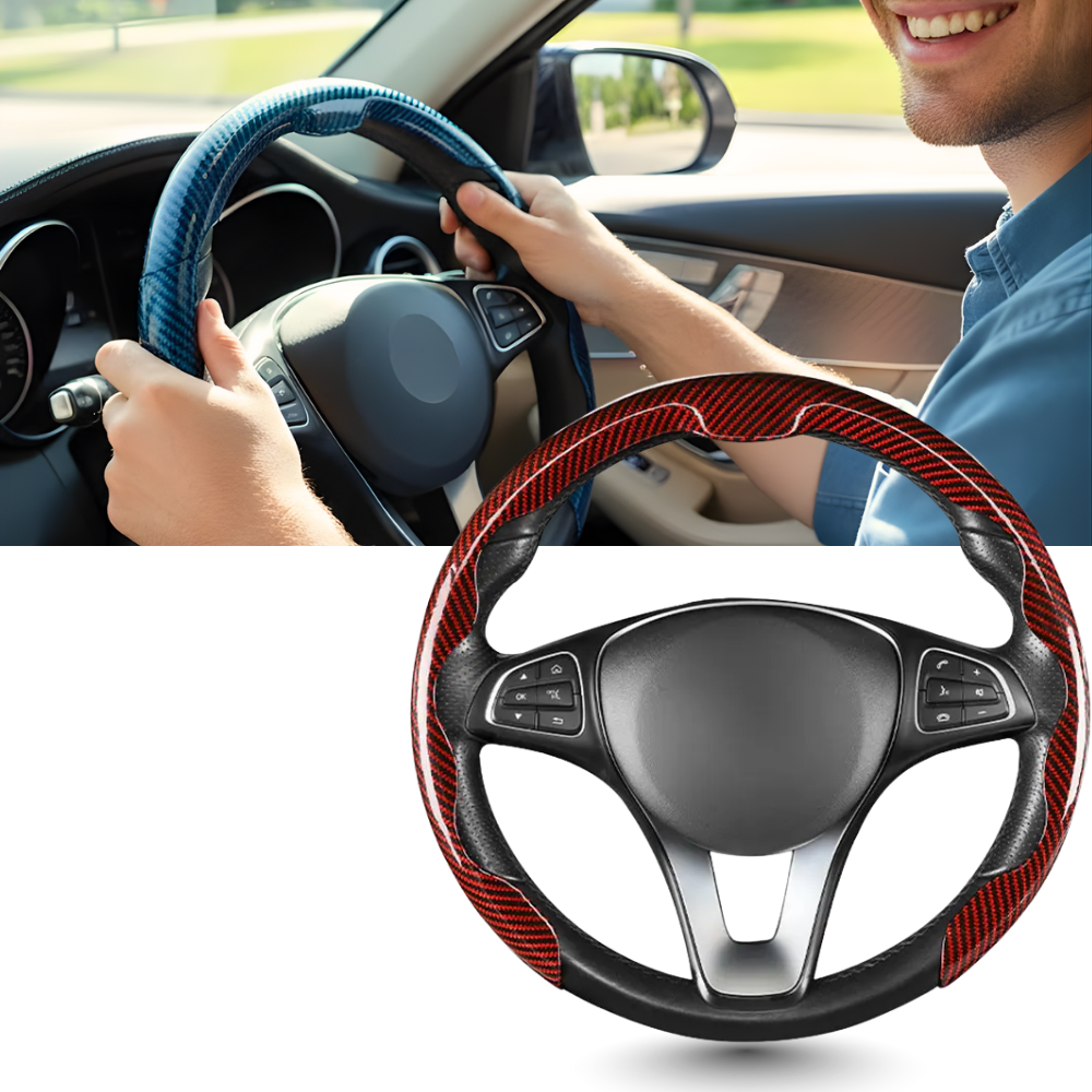 Non-Slip Steering Wheel Cover  - Ozerty