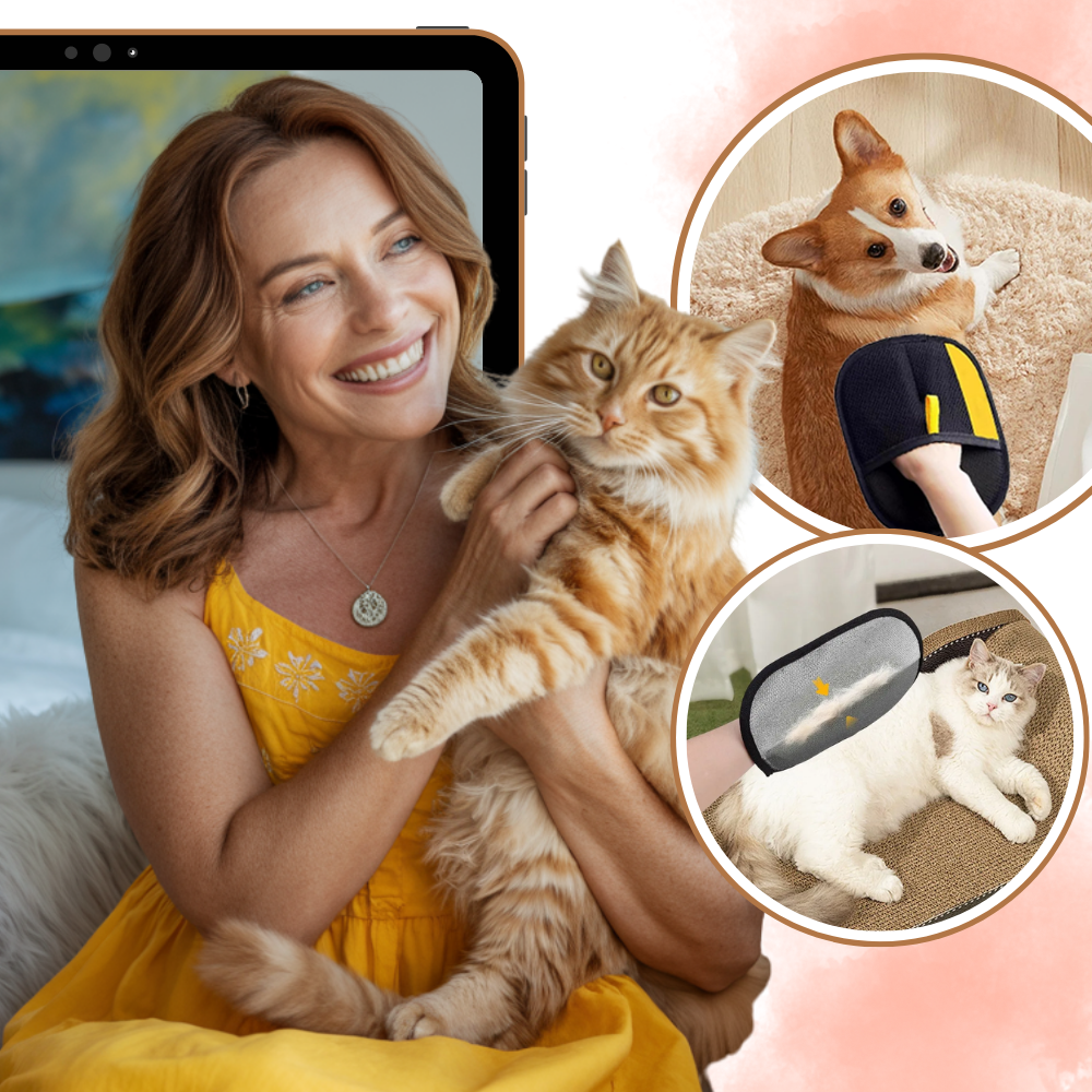 Pet Hair Remover Mitten - Ozerty