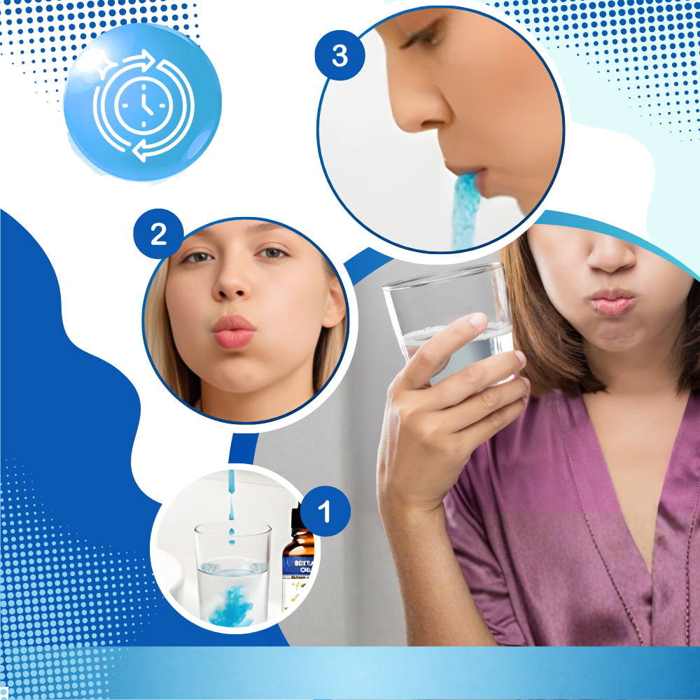 Refreshing White Dental Drops Mouthwash - Ozerty