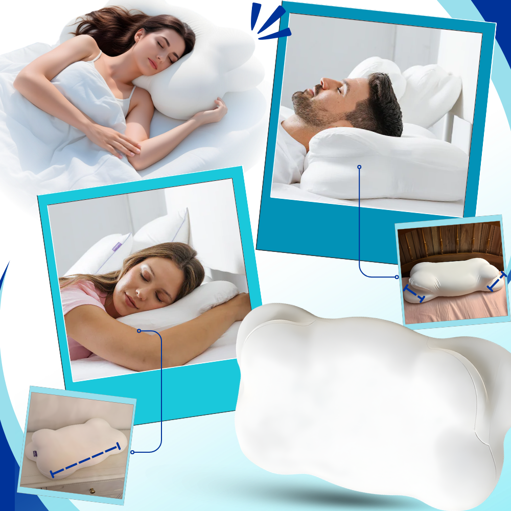 Restful Calm Night Ergonomic Pillow - Ozerty