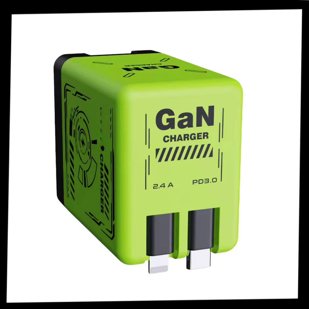 Retractable Cable Dual Charger - Ozerty