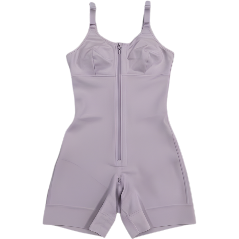 Sculpting Seamless Bodysuit -Purple Brown - Ozerty