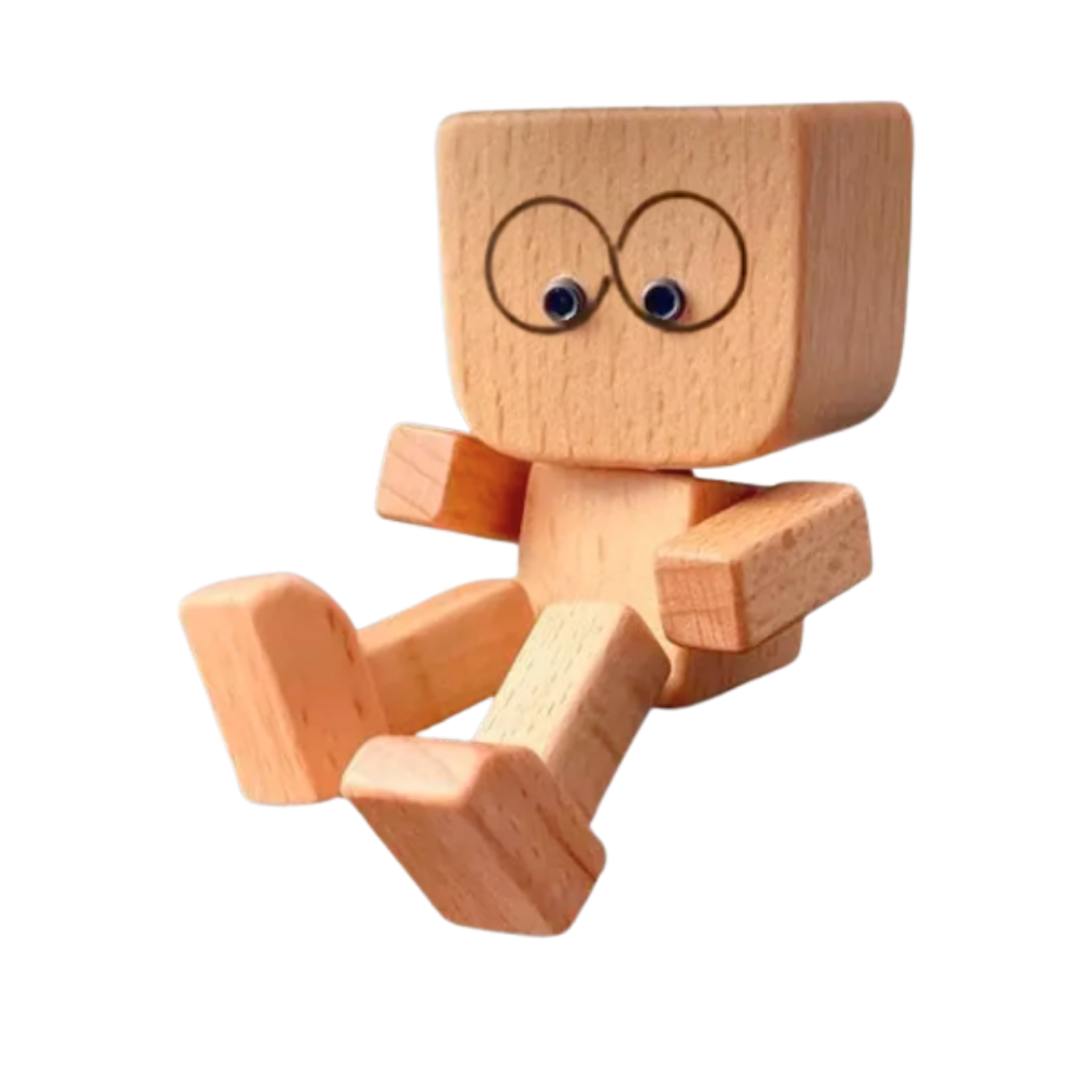 Shaking Quirky Bobblehead Figurine -Wide Eyed - Ozerty