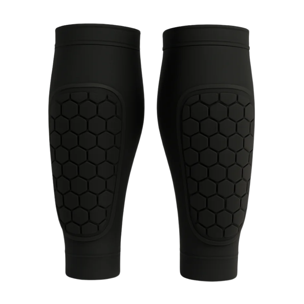 Shin Compression Guard Sleeve -Black - Ozerty