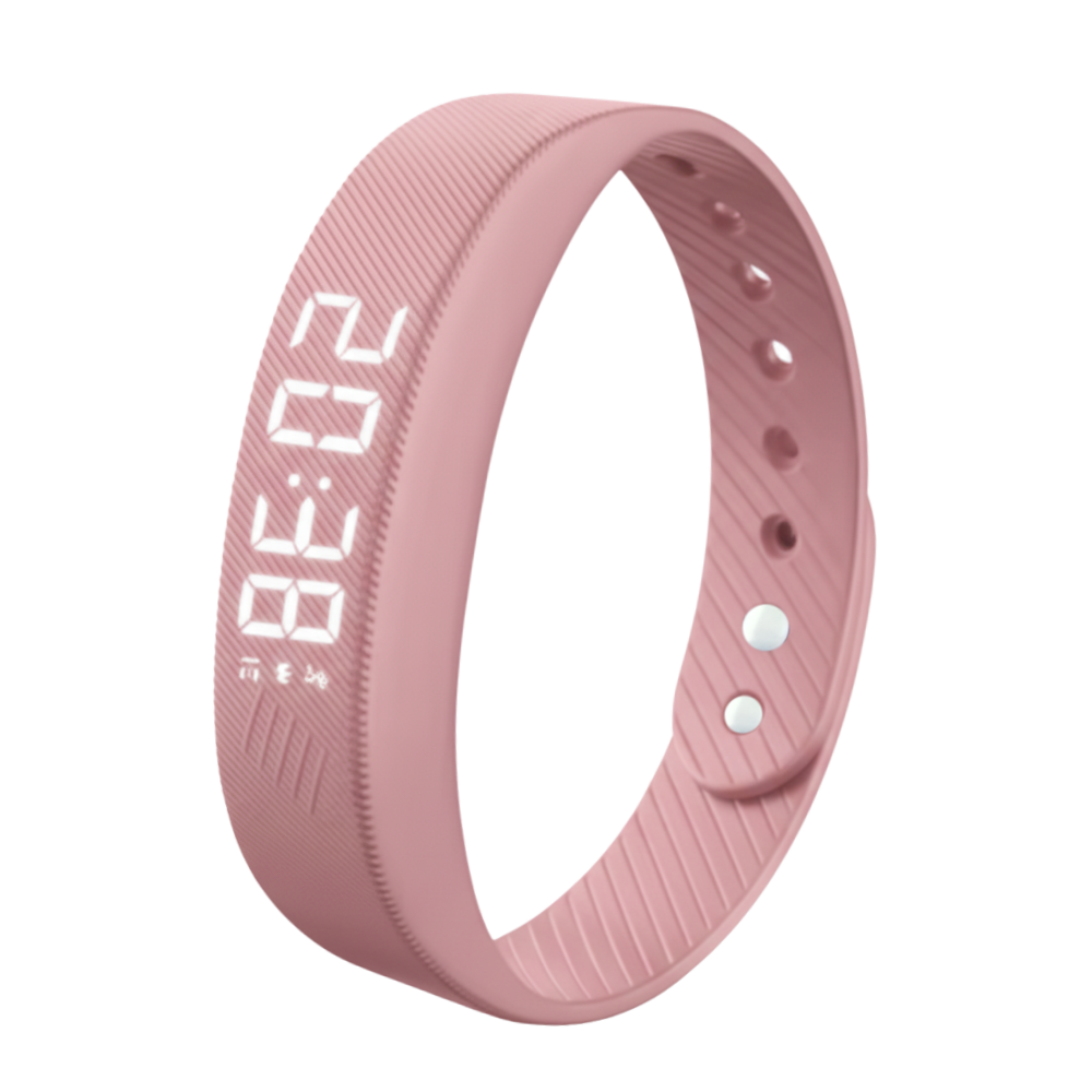 Silent Wake Up Alarm Wristband -Pink - Ozerty