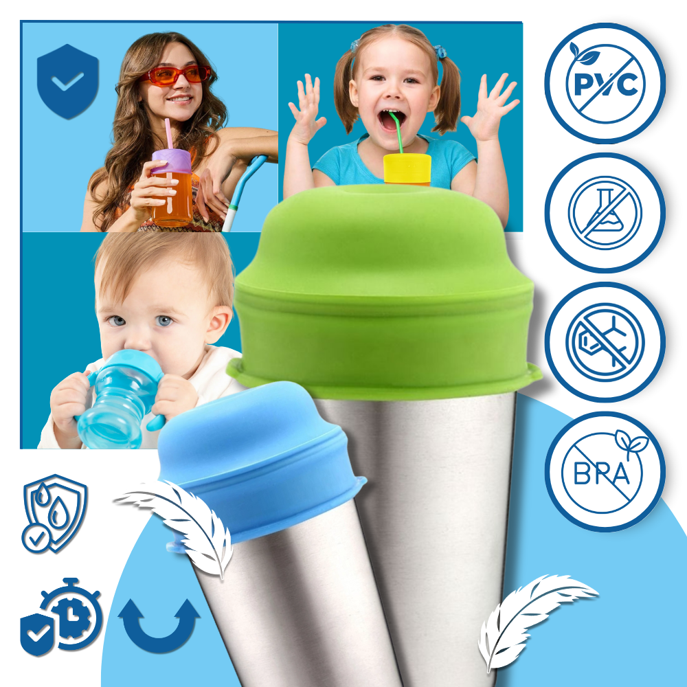 Silicone Safe Sip Cover  - Ozerty