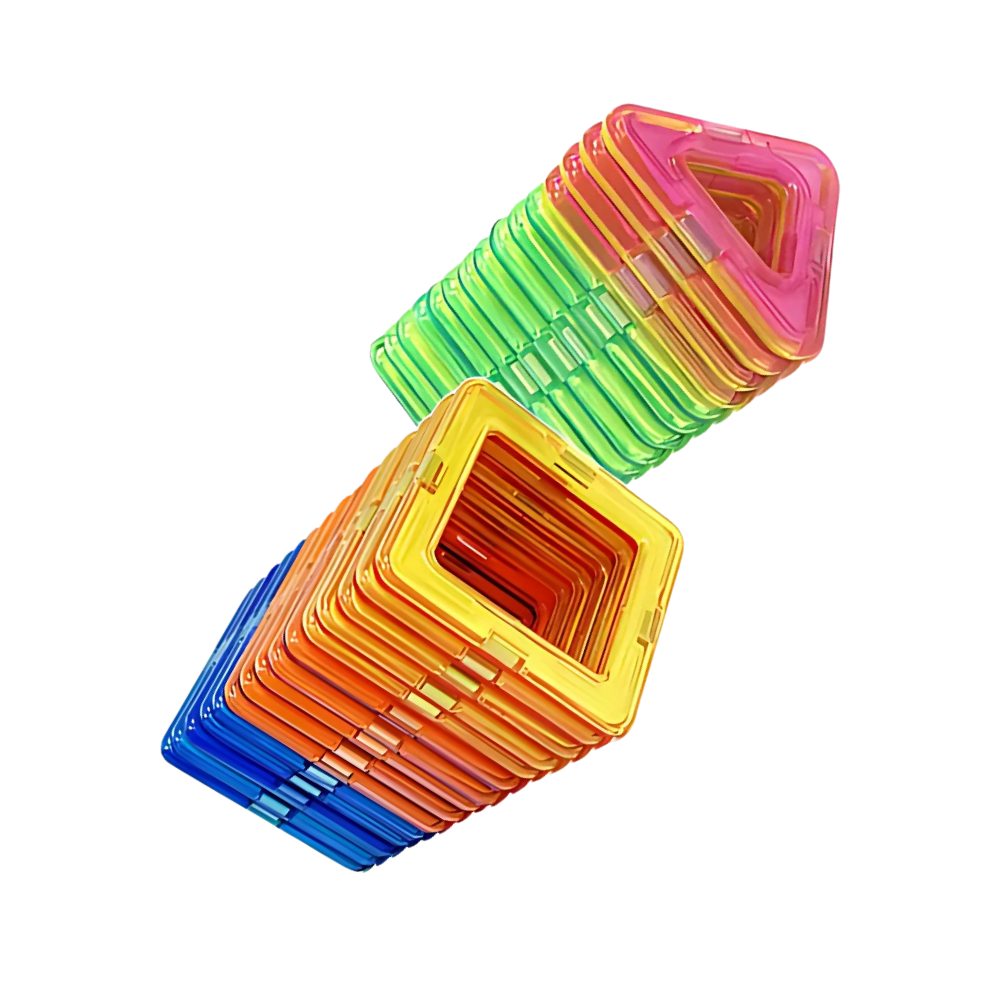 Snap & Build Magnetic Blocks -Big Size - Ozerty