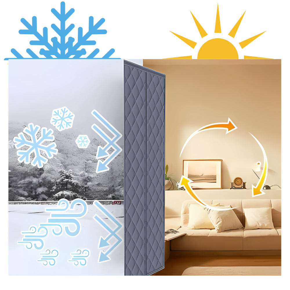 Stylish Thermal Efficient Door Curtain - Ozerty