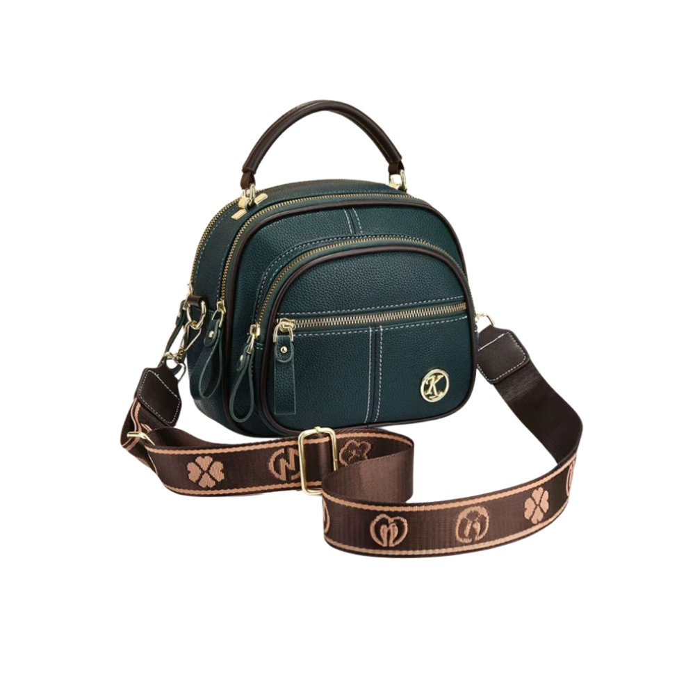 Timeless Vegan Sling Bag -Green - Ozerty