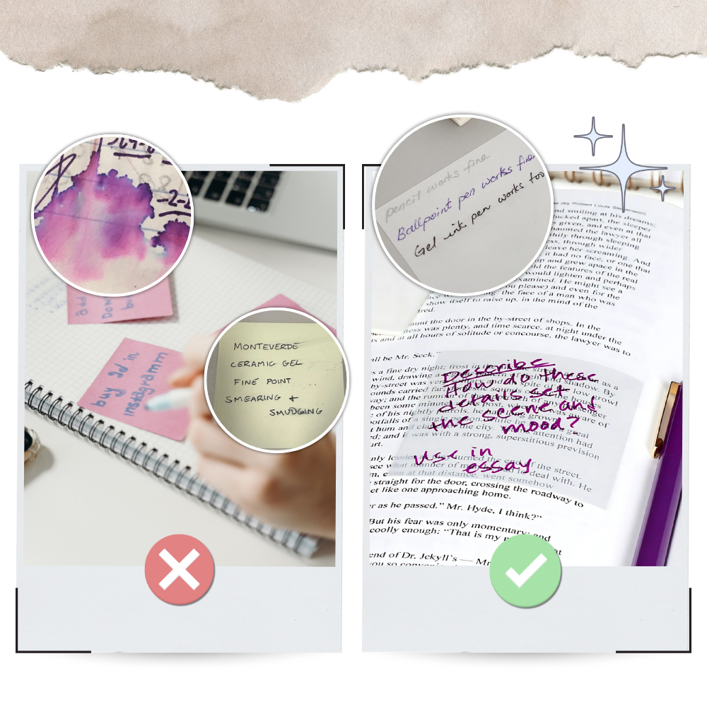 Transparent Waterproof Stickies - Ozerty