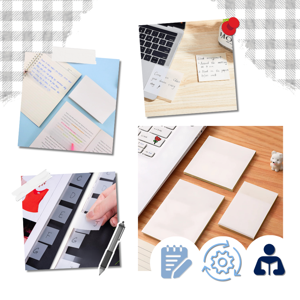 Transparent Waterproof Stickies - Ozerty