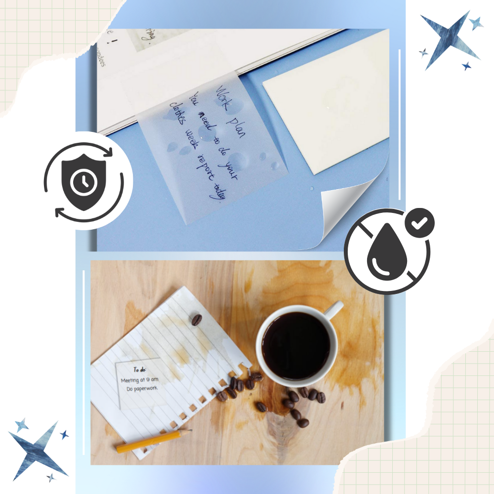 Transparent Waterproof Stickies - Ozerty