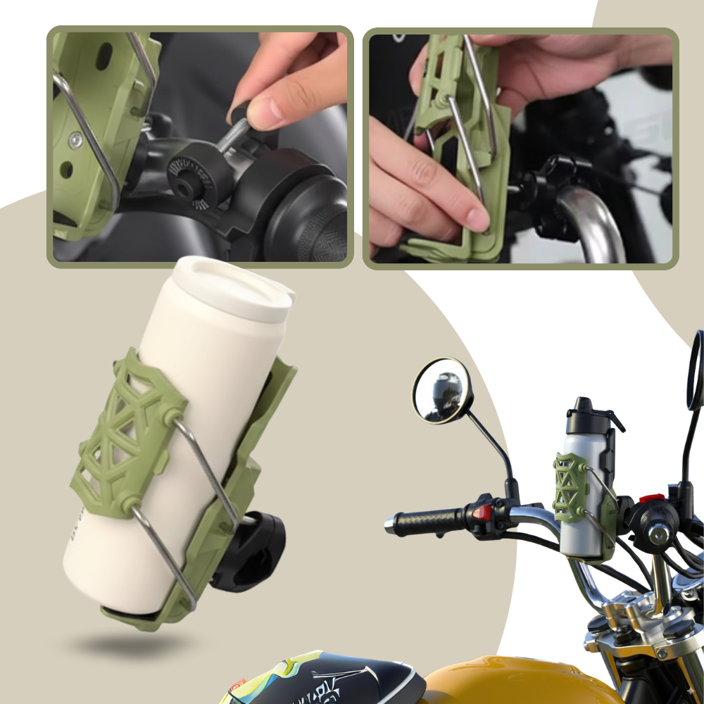 Universal Bike Handlebar Cup Holder  - Ozerty