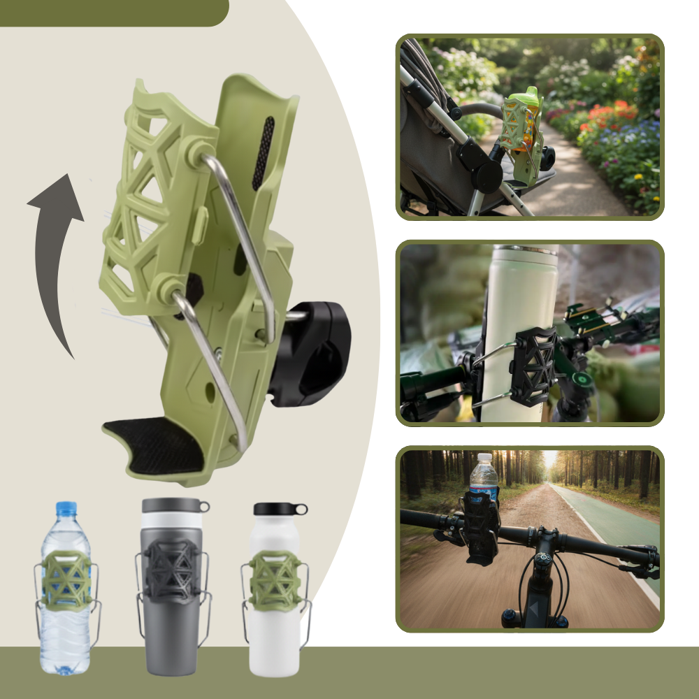 Universal Bike Handlebar Cup Holder  - Ozerty