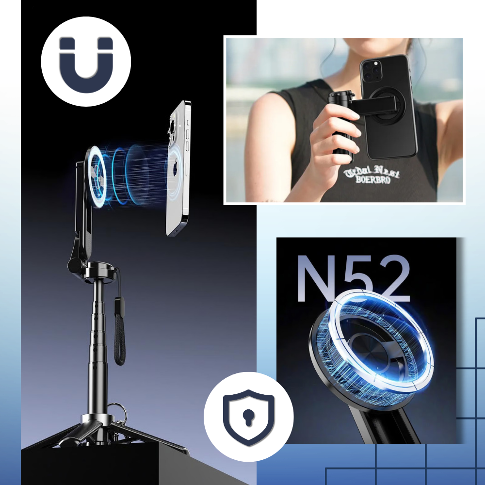 Unshakable Convenience Magnetic Tripod - Ozerty